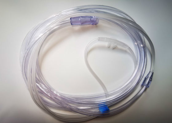 Curved Nasal Cannula Tube Oxygen Lumen Medical Grade Respiratory