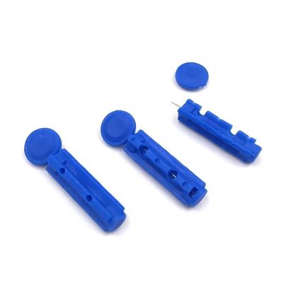 Ланцеты крови безопасности устранимого извива стерильные принимая иглу теста сахара теста глюкозы для ланцетов крови пальца