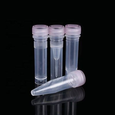 трубка образца трубки 1.5ml коническая нижняя Microcentrifuge со шляпой винта