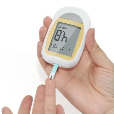 Медицинский измеряя уровень сахара в крови Glucometer с прокладкой теста 50 диабетической IVD