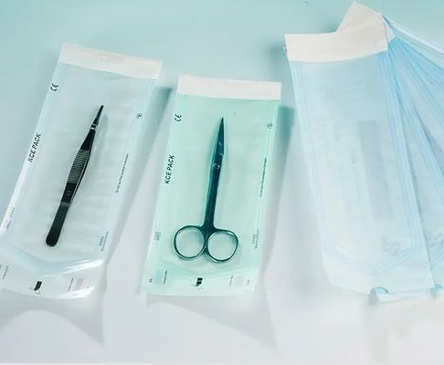 5.7 Cm X 13 Cm Медицинская стерильная сумка зубная упаковка пилинговая упаковка самозапечатка, используемая для стерилизации стоматологических медицинских инструментов